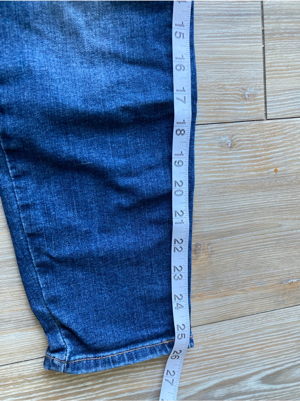 Lucky Brand Indigo Skinny Jeans for Women Size 6/28 Rolle Up Capris - Picture 5 of 7